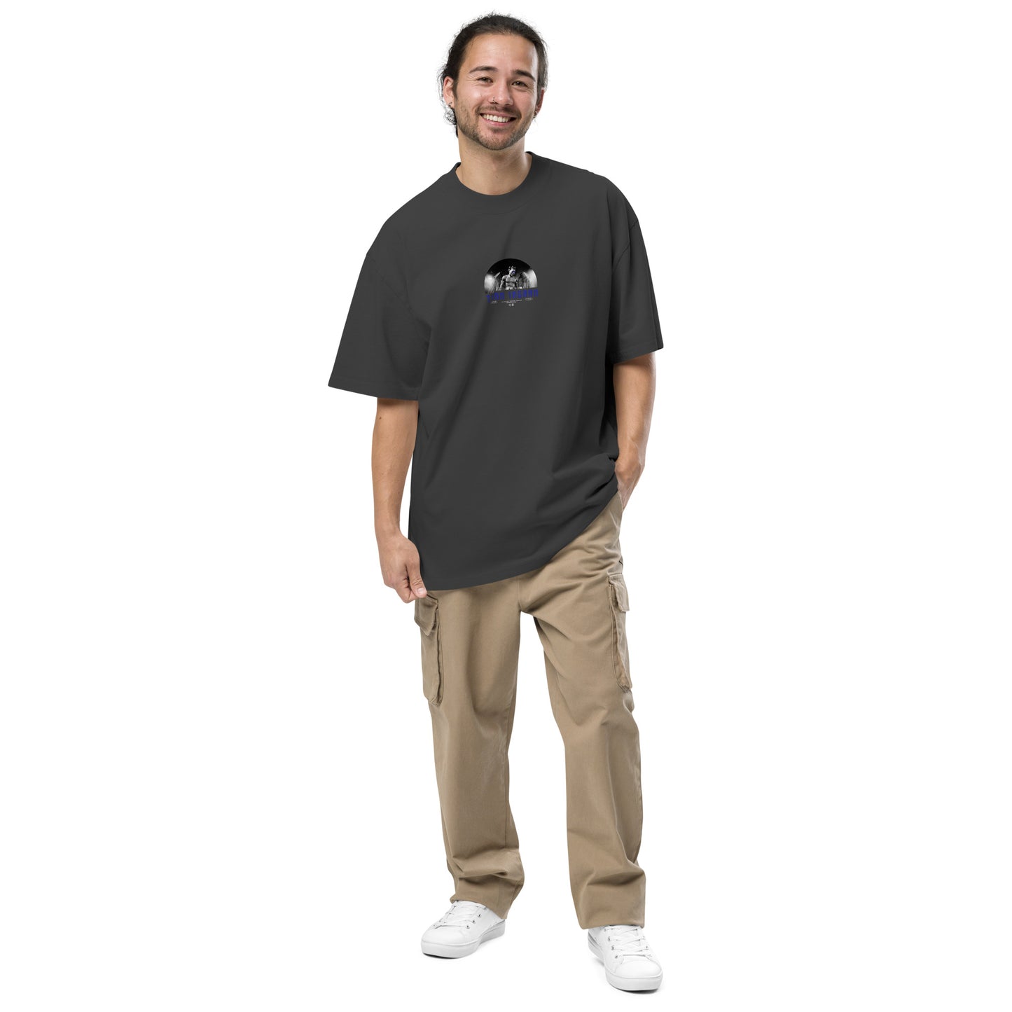 BRAWN X TEAM INGRAM Oversized faded t-shirt
