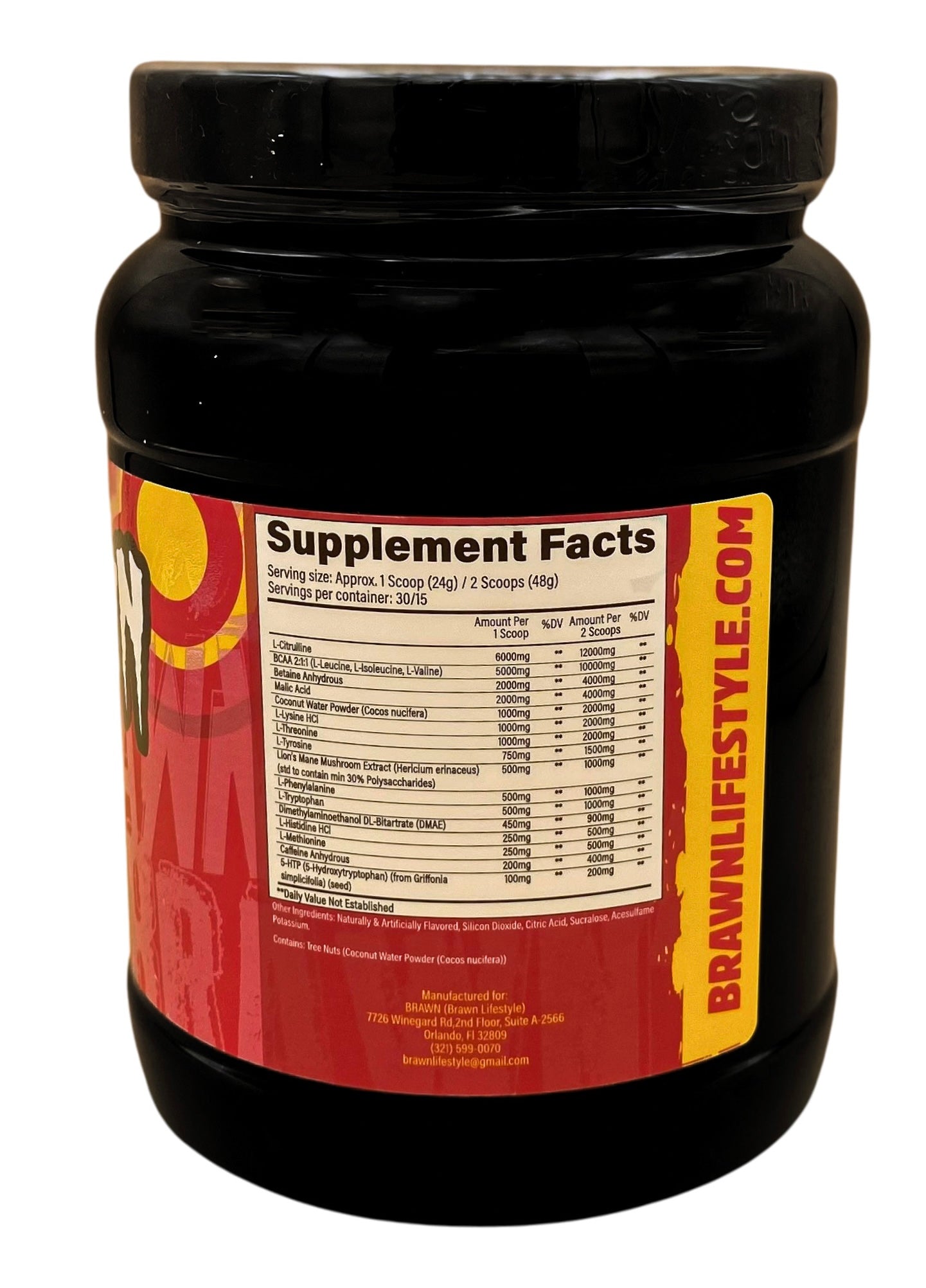 Brawn - LIMITLESS Pre-Workout (Strawberry Lemonade) 30 Servings