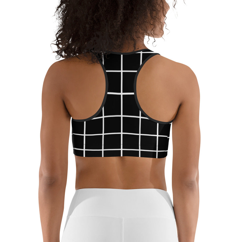 GLITCHED Brawn Sports bra