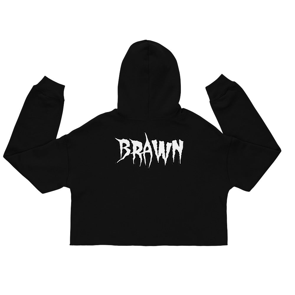 Lady BRAWN Crop Hoodie