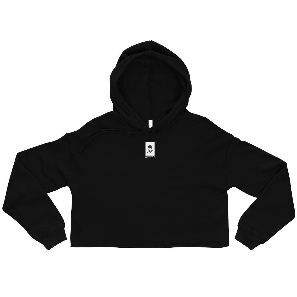Lady BRAWN Crop Hoodie