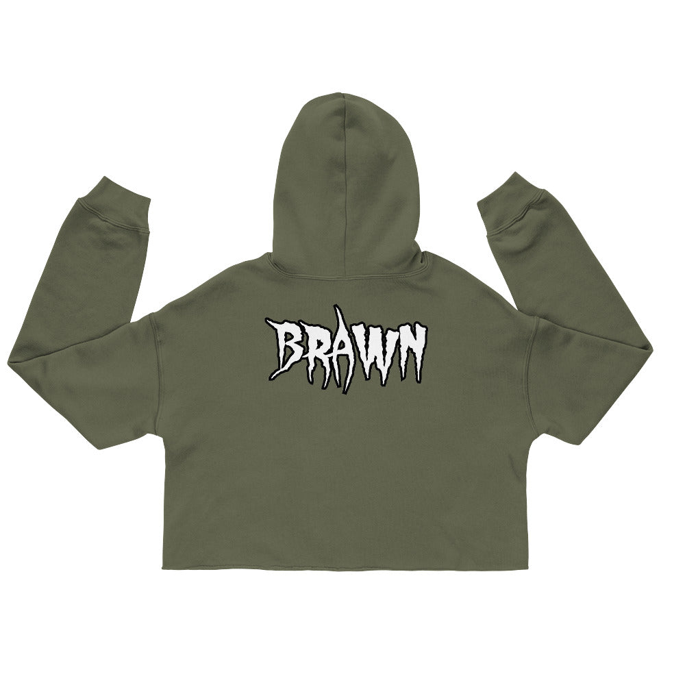 Lady BRAWN Crop Hoodie