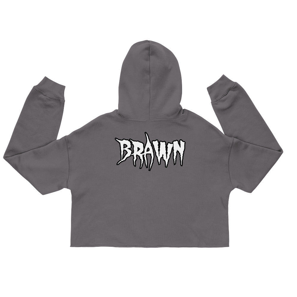 Lady BRAWN Crop Hoodie