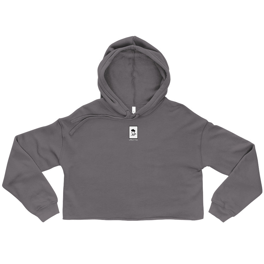 Lady BRAWN Crop Hoodie