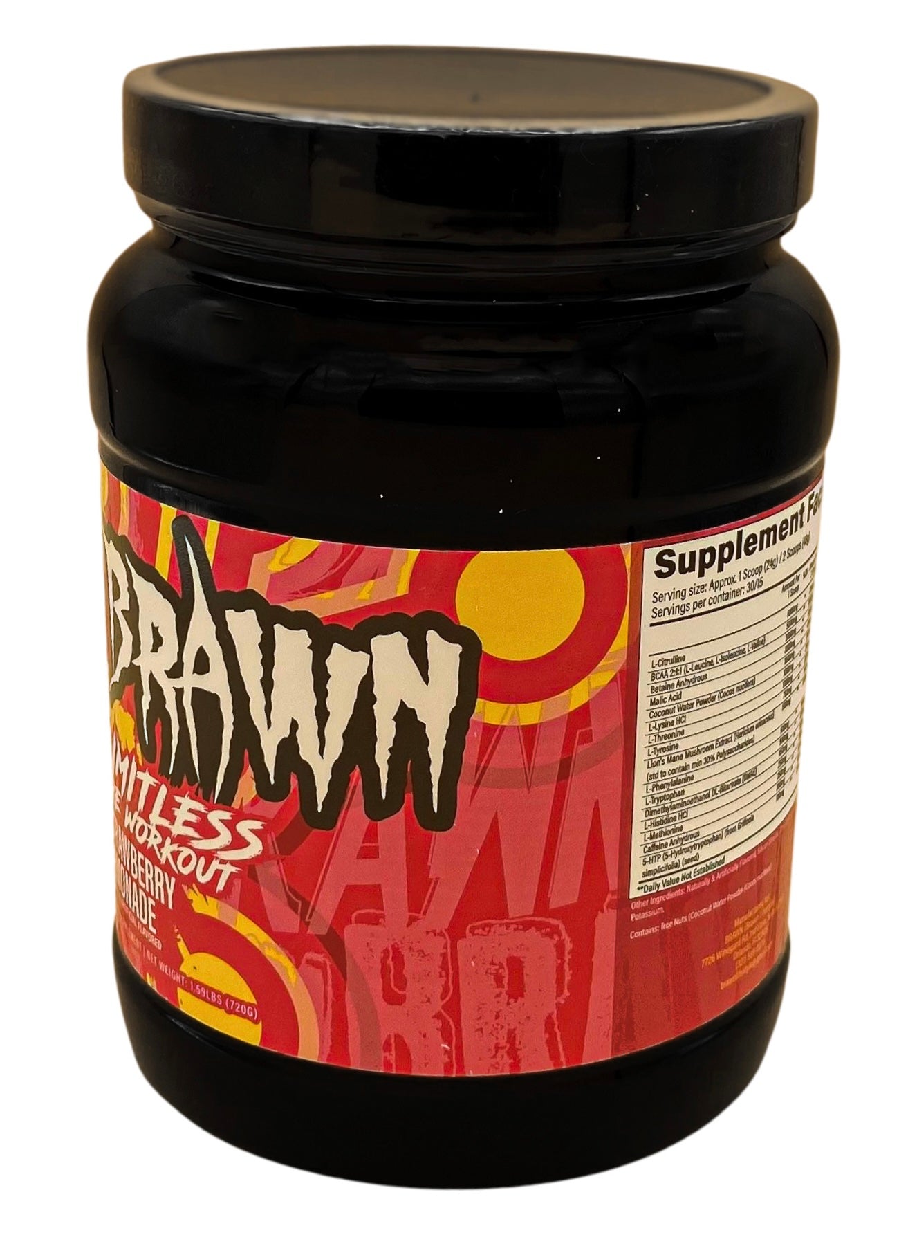 Brawn - LIMITLESS Pre-Workout (Strawberry Lemonade) 30 Servings